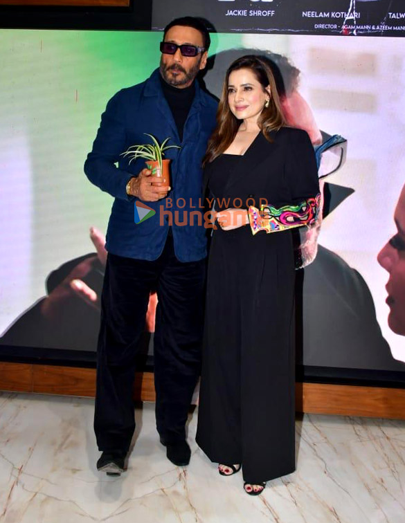 Photos: Jackie Shroff and Neelam Kothari snapped at T-Series office promoting their song 'Tu'