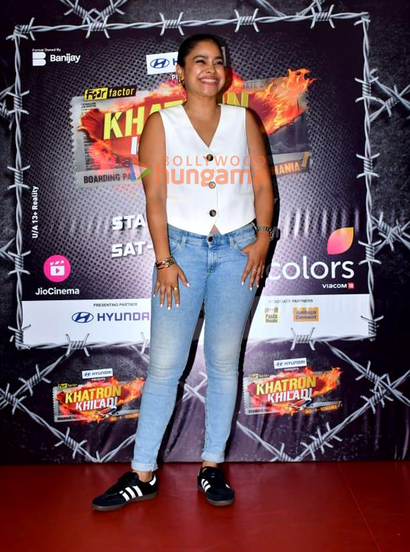 Photos: Krishna Shroff, Nimrit Kaur Ahluwalia, Gashmeer Mahajani, Sumona Chakravarti and others attend the Khatron Ke Khiladi 14 event in Mumbai