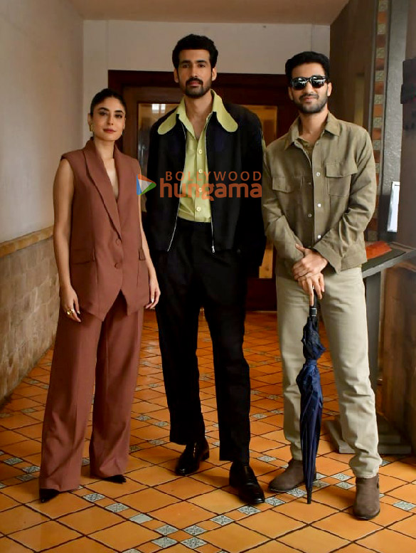 Photos: Raghav Juyal, Kritika Kamra and Dhairya Karwa promote Gyaarah Gyaarah in Mumbai