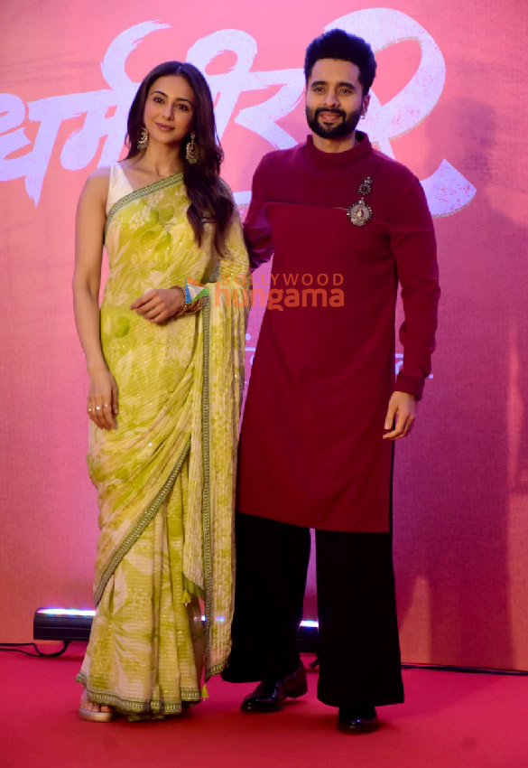 Photos: Salman Khan, Rakul Preet Singh, Jackky Bhagnani and others grace the trailer launch of Dharmaveer 2