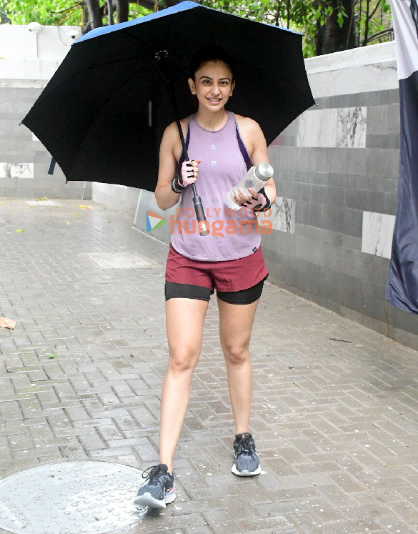 Photos: Rakul Preet Singh snapped outside the Tribe Fitness Studio in Bandra