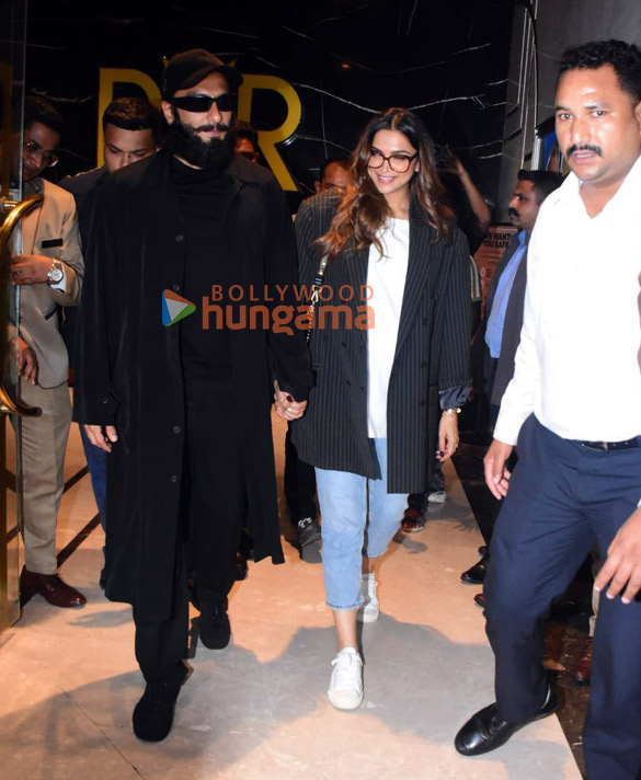 Photos: Ranveer Singh and Deepika Padukone snapped at PVR, Juhu