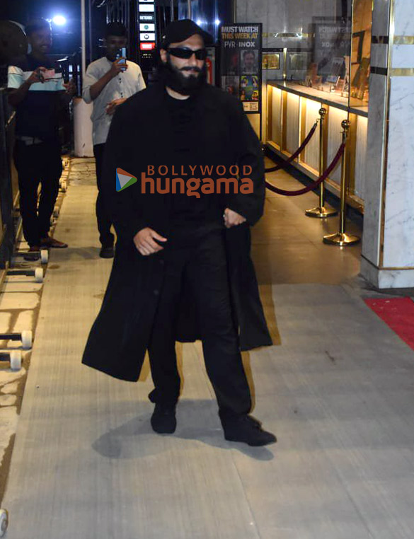 Photos: Ranveer Singh and Deepika Padukone snapped at PVR, Juhu