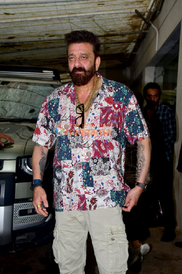 Photos: Sanjay Dutt, Charmme Kaur and Puri Jagannadh snapped at Sunny Super Sound in Juhu