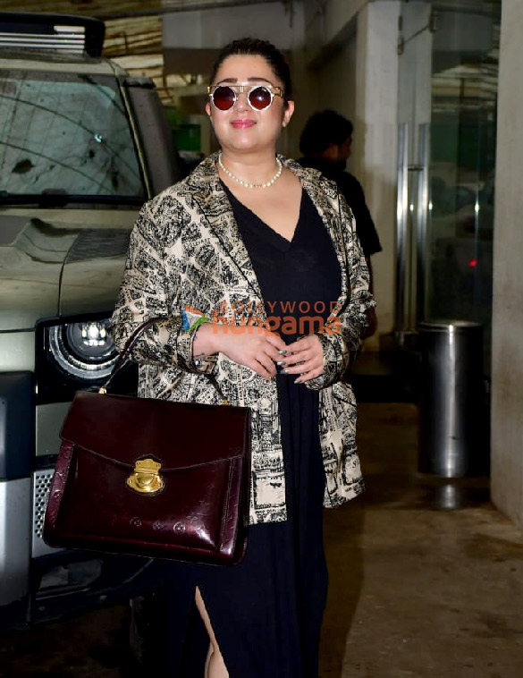 Photos: Sanjay Dutt, Charmme Kaur and Puri Jagannadh snapped at Sunny Super Sound in Juhu