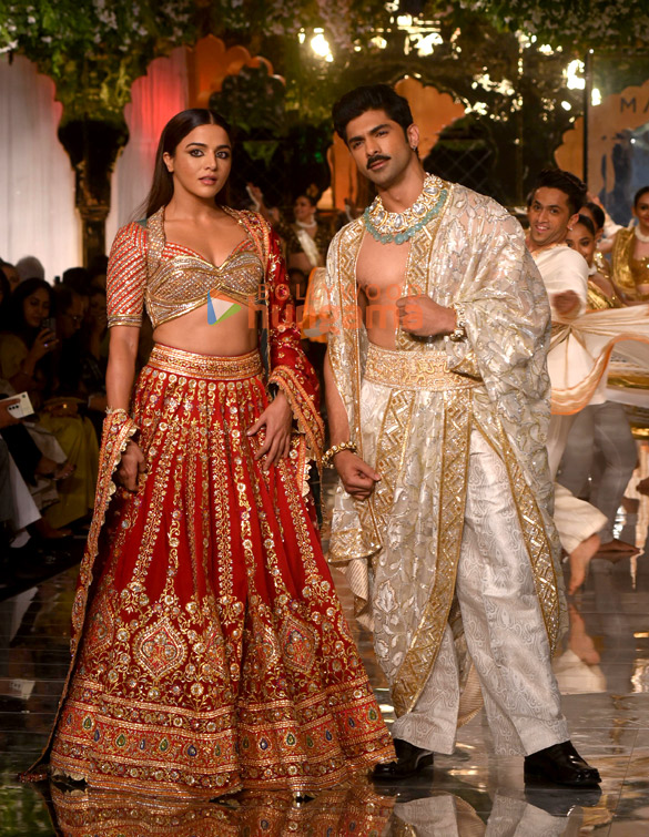 Photos: Taha Shah Badussha and Wamiqa Gabbi walk the ramp at India Couture Week 2024