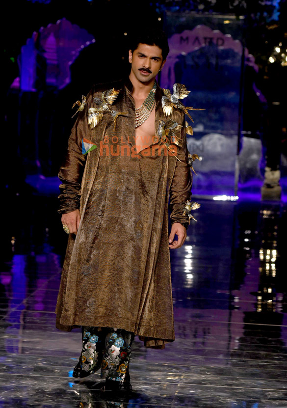 Photos: Taha Shah Badussha and Wamiqa Gabbi walk the ramp at India Couture Week 2024