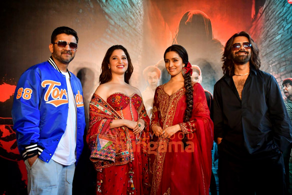 Photos: Tamannaah Bhatia, Shraddha Kapoor and others snapped at 'Aaj Ki Raat' song launch from Stree 2