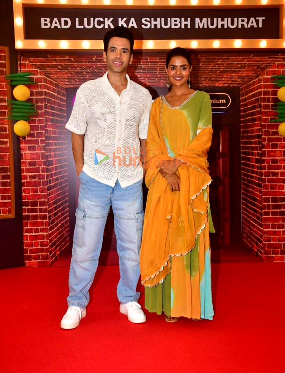 Photos: Tusshar Kapoor and Priyanka Chahar Choudhary snapped promoting Dus June Kii Raat at Hyatt Centric, Juhu