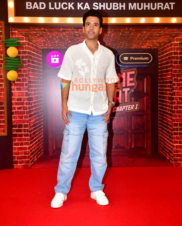 Photos: Tusshar Kapoor and Priyanka Chahar Choudhary snapped promoting Dus June Kii Raat at Hyatt Centric, Juhu