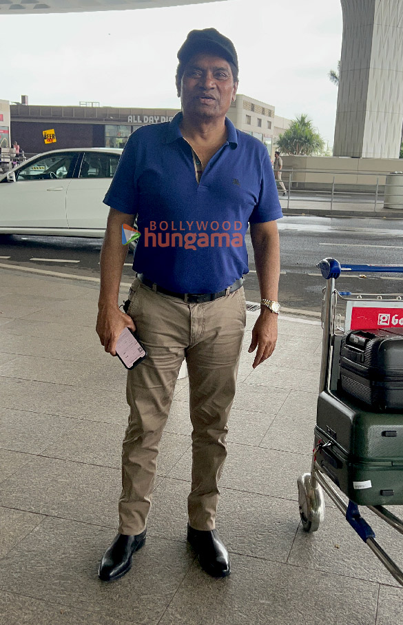 Photos: Vicky Kaushal, Shalini Pandey and Johny Lever snapped at the airport