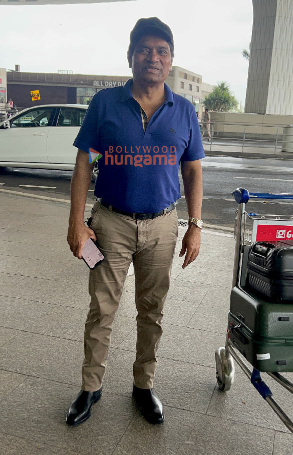 Photos: Vicky Kaushal, Shalini Pandey and Johny Lever snapped at the airport