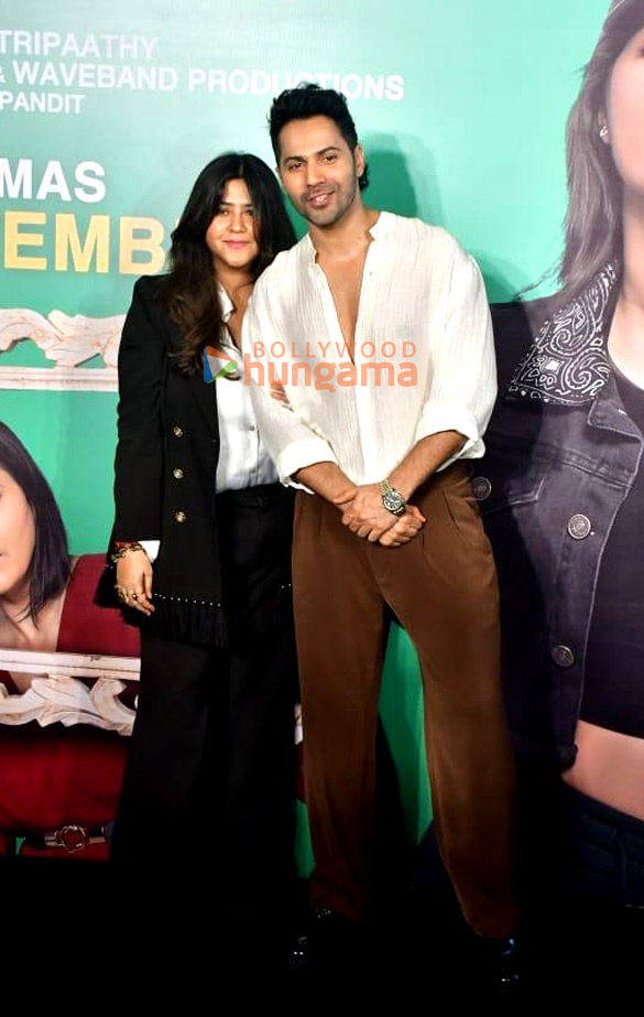 Photos: Ektaa R Kapoor, Varun Dhawan, Anjini Dhawan and others snapped at Binny And Family trailer launch