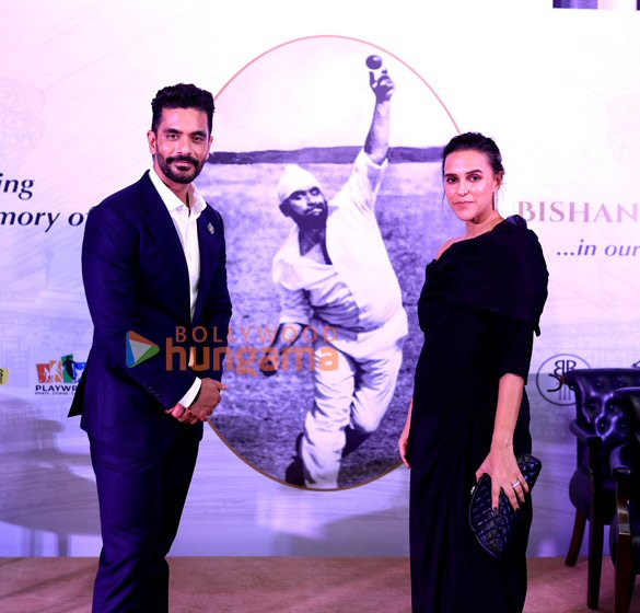 Photos: Kapil Dev, Virendra Sehwag, and others attend a special event hosted by Angad Bedi and Neha Dhupia in honor of Bishan Singh Bedi in Delhi