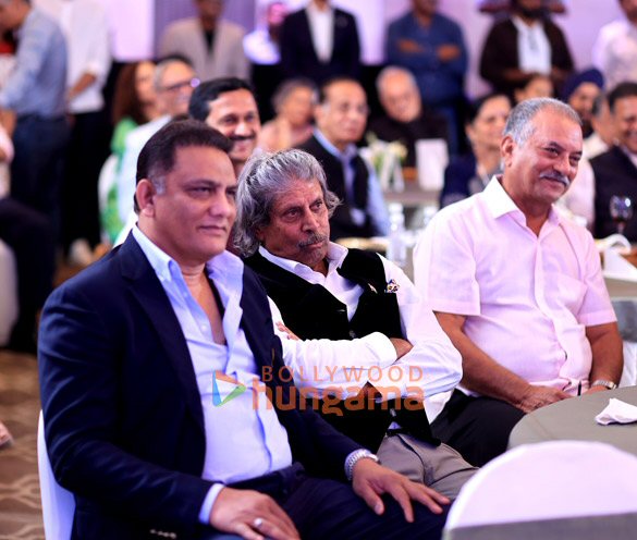 Photos: Kapil Dev, Virendra Sehwag, and others attend a special event hosted by Angad Bedi and Neha Dhupia in honor of Bishan Singh Bedi in Delhi