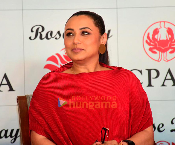 Photos: Rani Mukerji snapped at the launch of Cancer Rose Day program