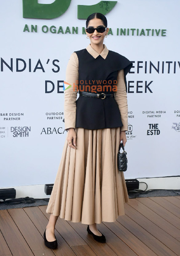 Photos: Sonam Kapoor Ahuja snapped attending India Design ID Mumbai 2024 event