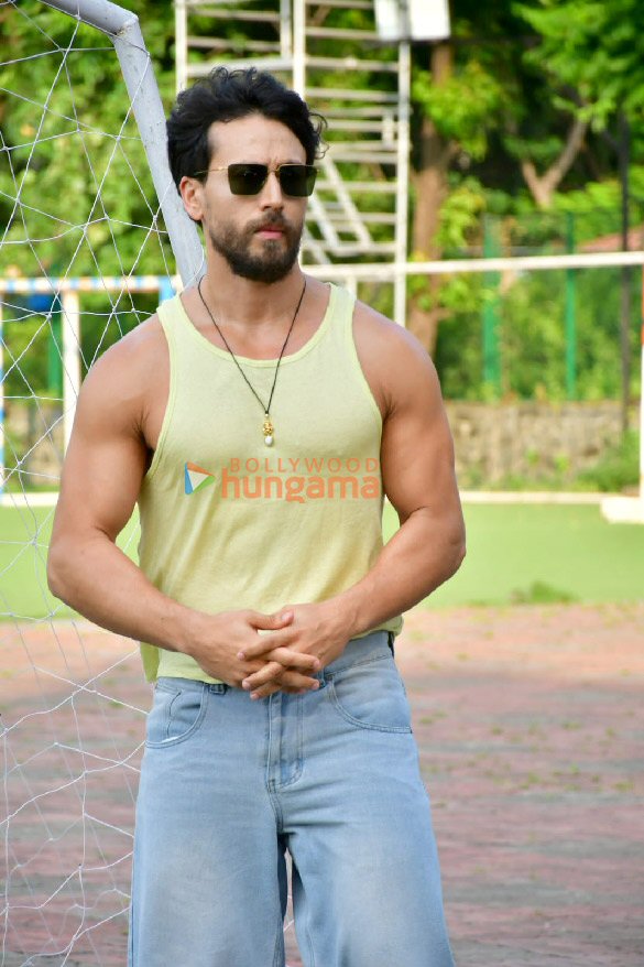Photos: Tiger Shroff, Sachiin Joshi and others snapped during a football match