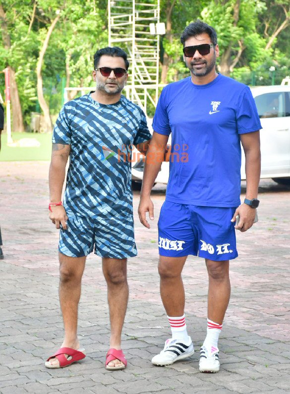 Photos: Tiger Shroff, Sachiin Joshi and others snapped during a football match