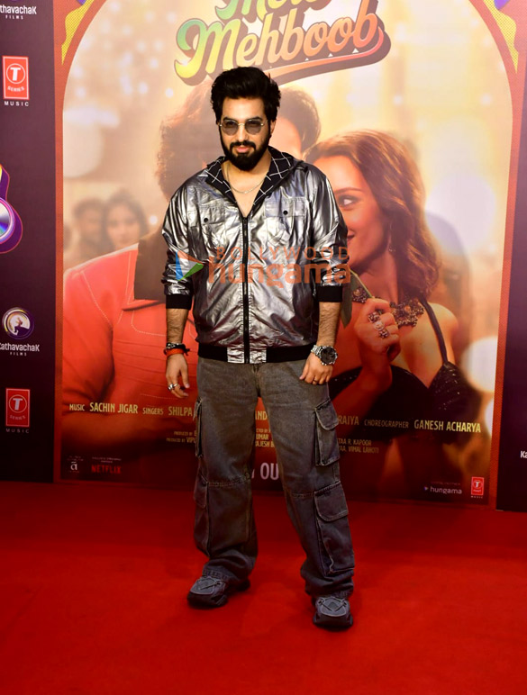 Photos: Triptii Dimri and others snapped at 'Mere Mehboob' song launch from Vicky Vidya Ka Woh Wala Video