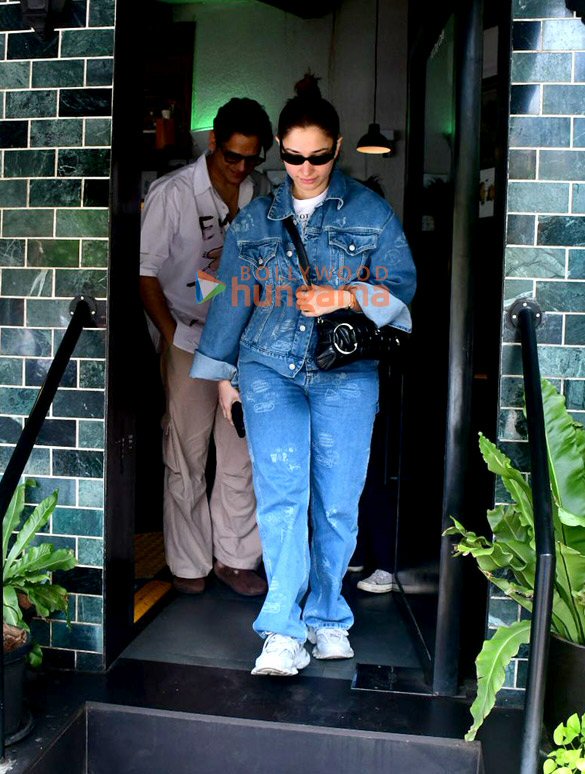 Photos: Vijay Varma with Tamannaah Bhatia snapped outside a cafe in Bandra