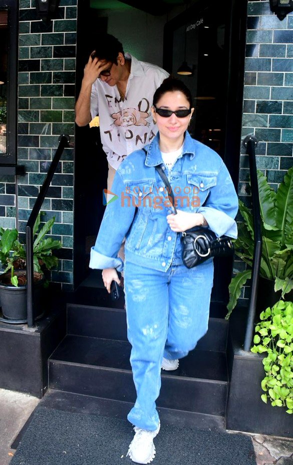 Photos: Vijay Varma with Tamannaah Bhatia snapped outside a cafe in Bandra