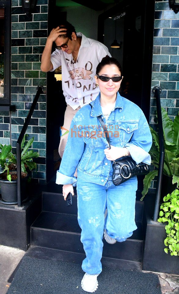 Photos: Vijay Varma with Tamannaah Bhatia snapped outside a cafe in Bandra