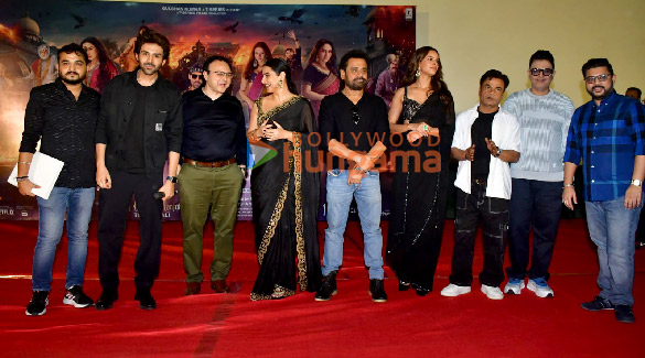 Photos: Kartik Aaryan, Vidya Balan, Triptii Dimri and others snapped at Bhool Bhulaiyaa 3 trailer launch at Raj Mandir Theater, Jaipur