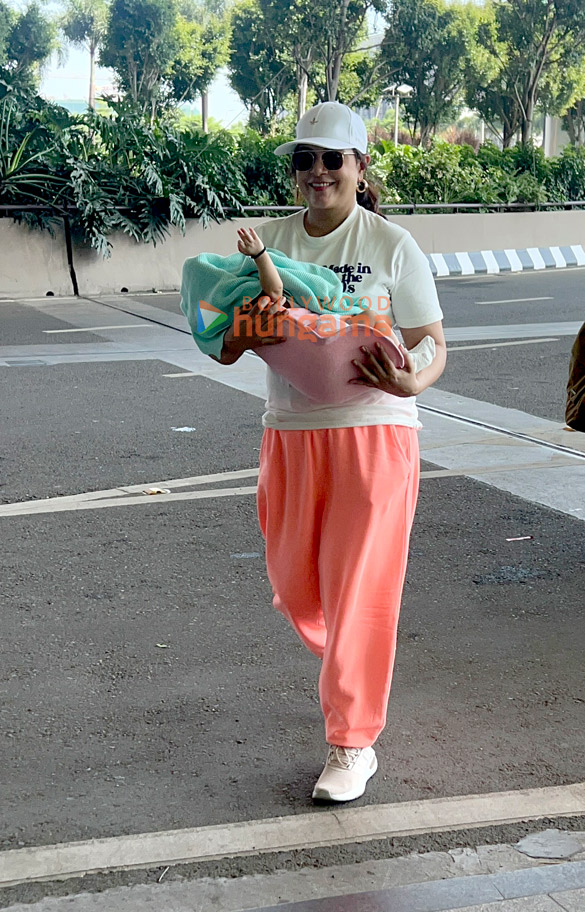Photos: Raveena Tandon, Richa Chadha, Ali Fazal and others snapped at the airport