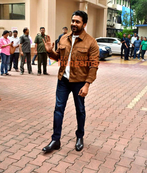 Photos: Suriya and Disha Patani kick off promotions of their film Kanguva