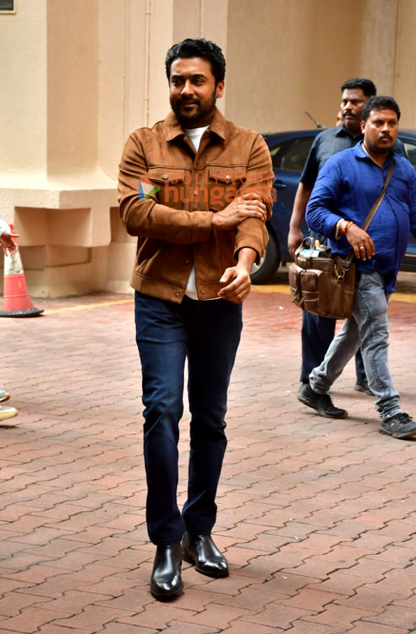 Photos: Suriya and Disha Patani kick off promotions of their film Kanguva
