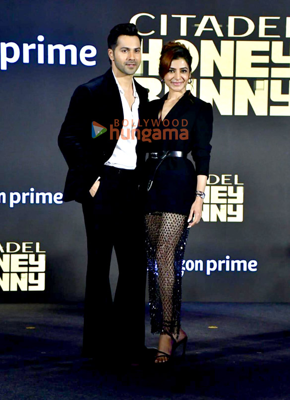 Photos: Varun Dhawan, Samantha Ruth Prabhu and others grace the trailer launch of Citadel: Honey Bunny