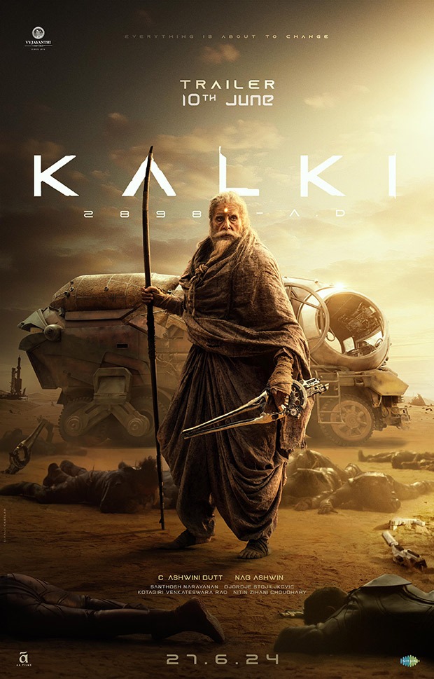 Kalki 2898 AD: Amitabh Bachchan stands amidst the battlefield with fallen soldiers in new poster dropped ahead of trailer release, see photo Kalki 2898 AD: Amitabh Bachchan stands amidst the battlefield with fallen soldiers in new poster dropped ahead of trailer release, see photo