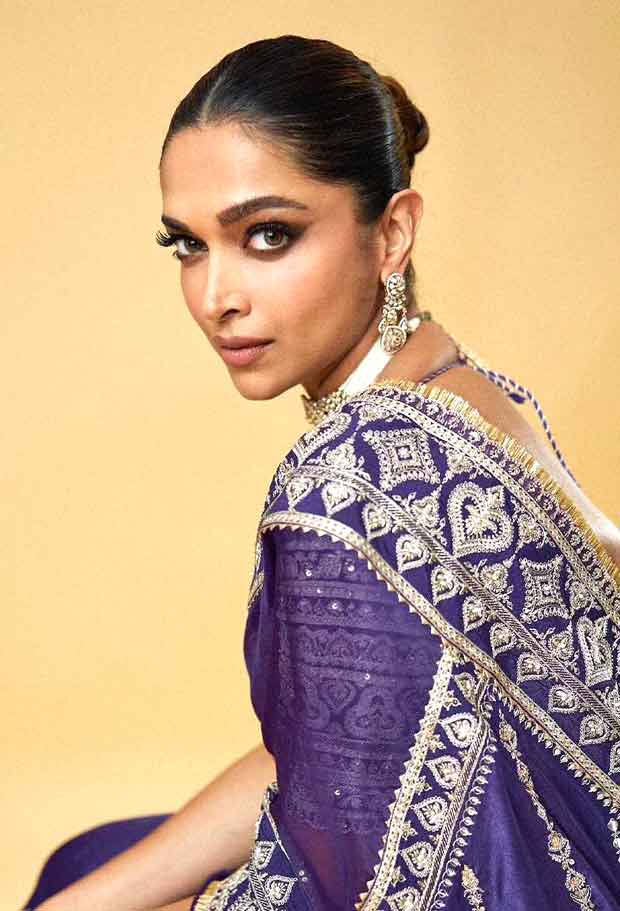 Pregnant Deepika Padukone serves up royal glam in hand-embroidered Torani purple saree worth Rs. 1.92 lakh; took 3,400 hours to create 