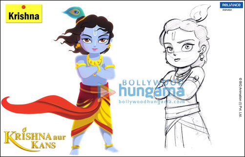 Krishna Aur Kans is produced on Flash and After Effects Krishna Aur Kans is produced on Flash and After Effects