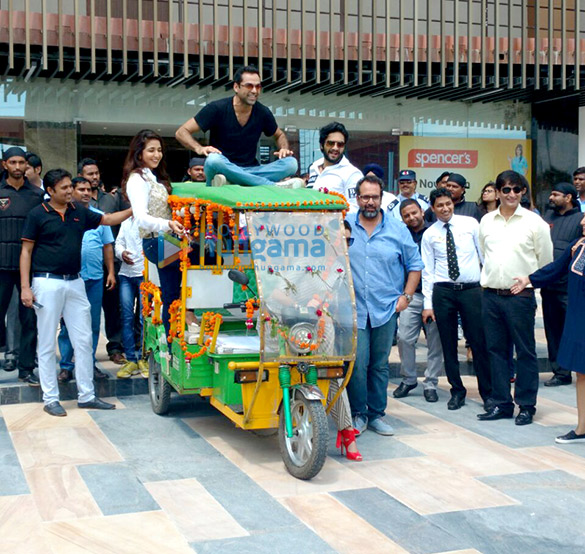 Cast Of The Film Launch The Track Happy Oye From The Film Happy Bhag Jayegi Krishika Lulla Abhay Deol Diana Penty Ali Fazal Anand L Rai Images Bollywood Hungama bollywood hungama
