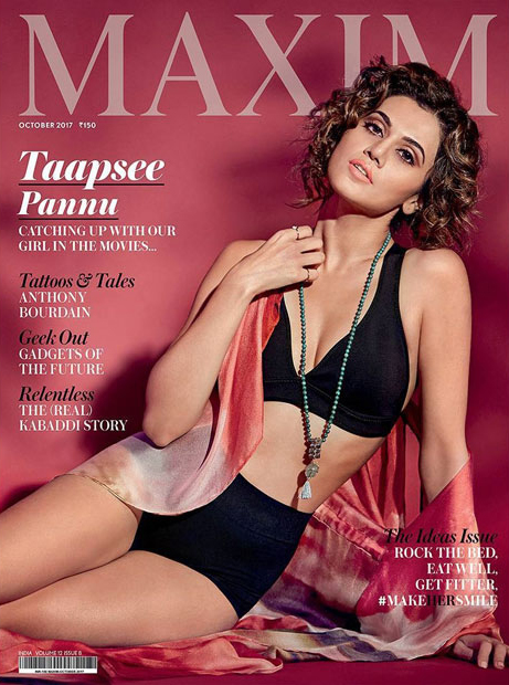 HOT! Taapsee Pannu sizzles in lingerie on the cover of Maxim : Bollywood  News - Bollywood Hungama