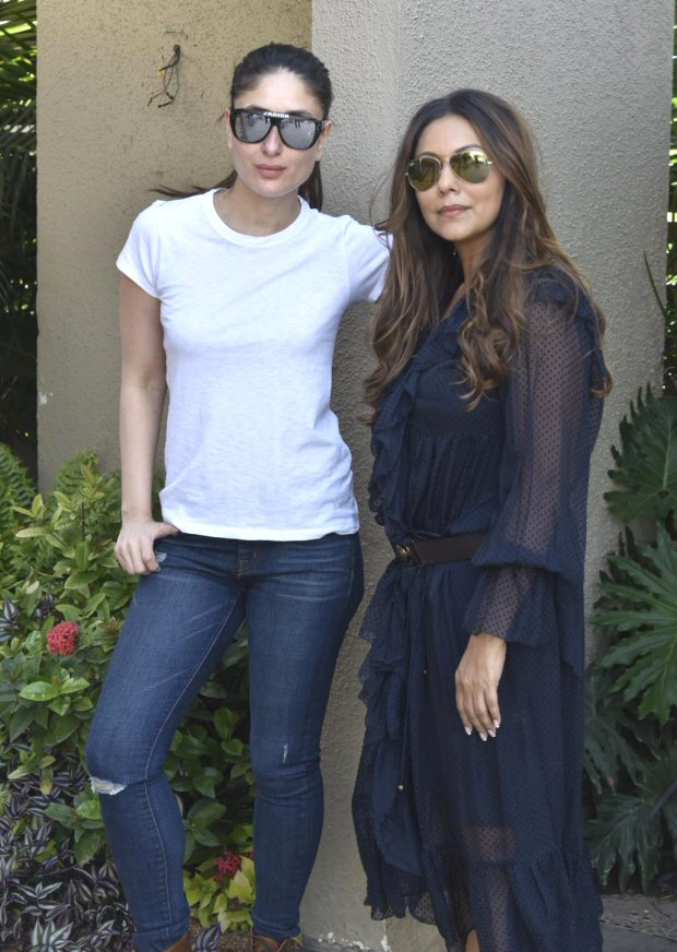 Gauri Khan hosts Kareena Kapoor Khan at her store Gauri Khan Designs Gauri Khan hosts Kareena Kapoor Khan at her store Gauri Khan Designs