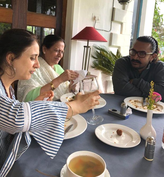 Aamir Khan joins 60th birthday celebrations of Mansoor Khan with Kiran Rao, Azad and Ira in Coonoor Aamir Khan joins 60th birthday celebrations of Mansoor Khan with Kiran Rao, Azad and Ira in Coonoor
