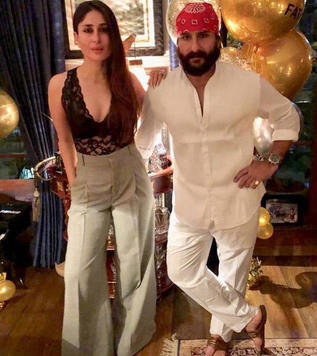 INSIDE PICS: Saif Ali Khan has a midnight birthday bash with wife Kareena  Kapoor Khan, kids Sara Ali Khan and Ibrahim Ali Khan and others : Bollywood  News - Bollywood Hungama