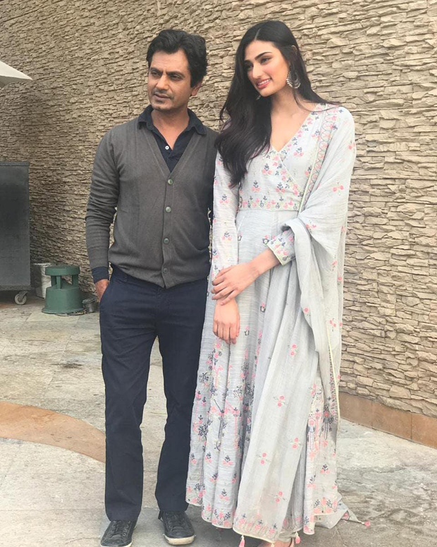 Nawazuddin Siddiqui and Athiya Shetty kickstart the wedding comedy, Motichoor Chaknachoor Nawazuddin Siddiqui and Athiya Shetty kickstart the wedding comedy, Motichoor Chaknachoor