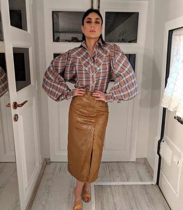 kareena kapoor shirt dress Kareena Kapoor Khan In Red Dresses