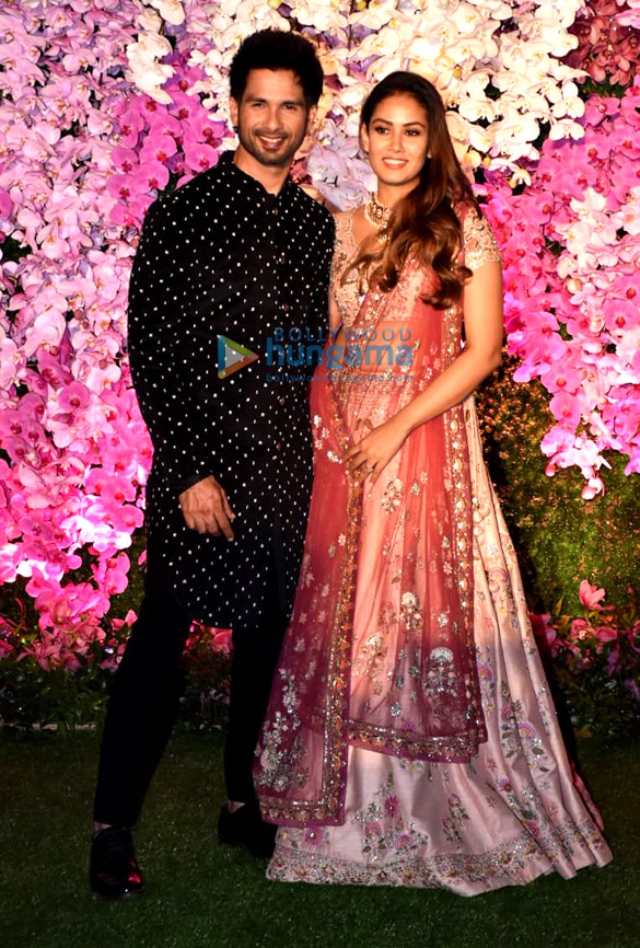 Celebs Grace Akash Ambani And Shloka Mehta S Wedding Reception