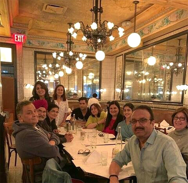 Rishi Kapoor and Neetu Kapoor have dinner with Navya Naveli Nanda and family in New York Rishi Kapoor and Neetu Kapoor have dinner with Navya Naveli Nanda and family in New York