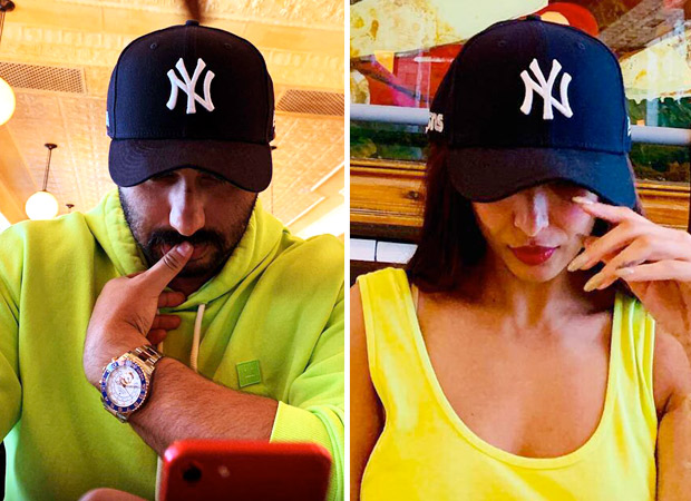 Arjun Kapoor and Malaika Arora twinning in neon outfits is MAJOR