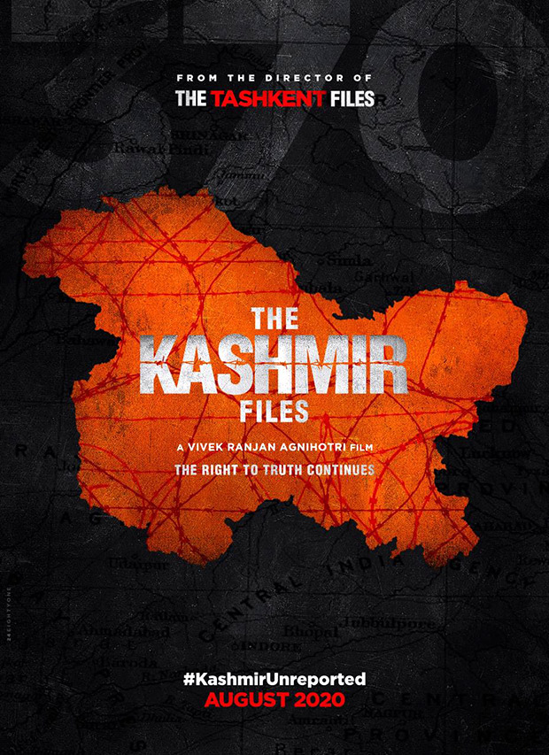 Vivek Agnihotri announces his next directorial The Kashmir Files, to release in August 2020