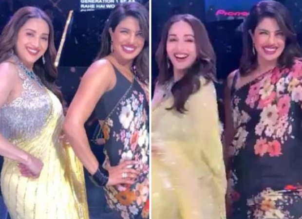 Priyanka Chopra and Madhuri Dixit set the stage on fire with a dance off on 'Dola Re Dola' and 'Pinga' on Dance Deewane