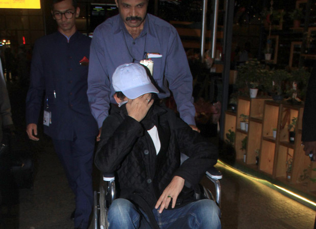 A Wheelchair Bound Irrfan Khan Hides His Face As The Paparazzi