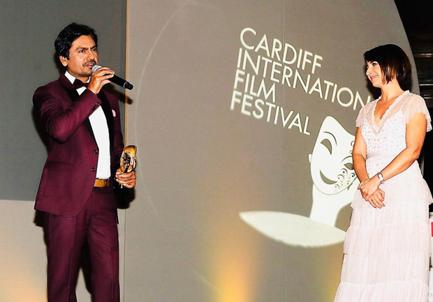 Nawazuddin Siddiqui honoured with the Golden Dragon Award at Cardiff International Film Festival 