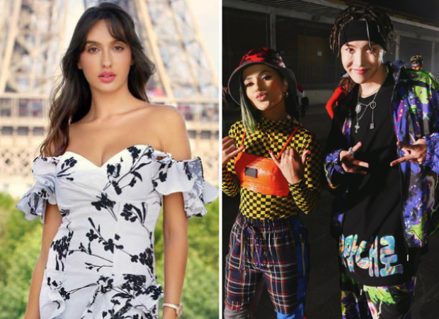 Nora Fatehi takes up the Chicken Noodle Soup challenge by JHope and Becky G 